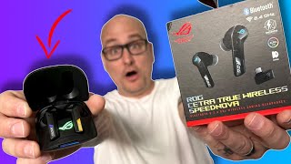 These are the BEST wireless gaming earbuds yet Asus Rog Cetra Speednova Review [upl. by Nhguavahs]