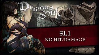 Demons Souls  Tower Knight SL1 No Hit [upl. by Ennailuj]