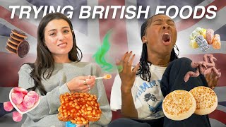 TRYING BRITISH SNACKS FT MADELINE ARGY [upl. by Akimik]