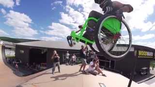 Aaron Wheelz  Mega 20 rail  WCMX [upl. by Narot]