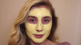 How to Use ANAIRUI Natural Turmeric facial Clay Mask on Your Daily Skin Care Routine [upl. by Whiting]