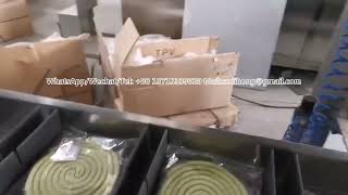 Kitech fully automatic air filter packaging and filling machine [upl. by Terbecki]