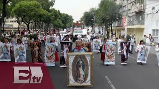 Miles de peregrinos cumplen tradición de visitar a la Guadalupana  Excélsior Informa [upl. by Hepsibah559]