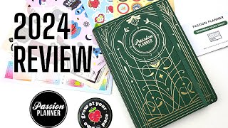 Passion Planner Review Weekly 2024 Evergreen Gilded Magic Small [upl. by Calabresi]