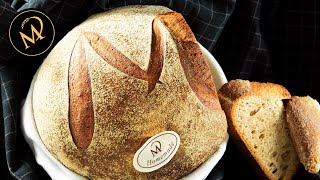 Mein Sauerteigbrot Rezept  Sauerteig Brot selber machen [upl. by Innig494]