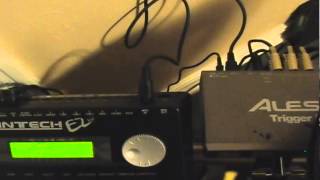 Alesis Trigger IO and EZV2 Video [upl. by Cherida228]