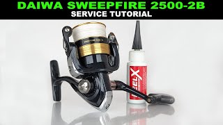 Daiwa Sweepfire 2500  THE Service TUTORIAL [upl. by Euqitsym764]