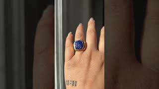 Talisman Ring  Lapis Lazuli readytoship [upl. by Frechette]