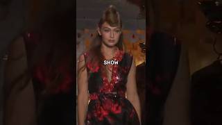 Gigi hadid and Bella Hadid for anna sui ss19 Rehersal VS Show model runway viral fashion [upl. by Illac411]