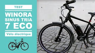 Vélo électrique SINUS TRIA 7 ECO de WINORA test avis amp review [upl. by Scevo438]