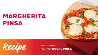 Rich Products Margherita Round Pinsa Recipe Video [upl. by Cordelie]