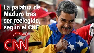 Discurso completo de Nicolás Maduro tras ser reelegido como presidente de Venezuela según el CNE [upl. by Beare]