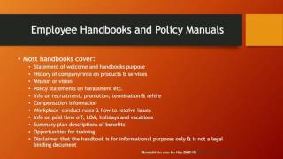 HR Policies and Procedures [upl. by Macleod61]