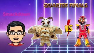 Masked Singer Season 11 Smackdown Poodle Moth VS Gumball [upl. by Ahsakal]