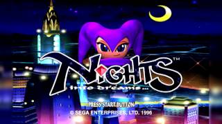 The Best of Retro VGM 21  NiGHTS into Dreams SEGA Saturn  Gate of Your Dream Main Menu [upl. by Leruj]