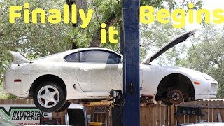 Barn Find Supra  Engine Pull Finally Begins [upl. by Selassie508]