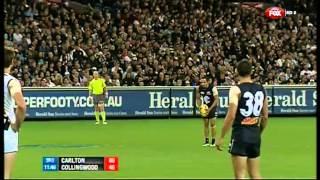 2012 R3 Carlton v Collingwood [upl. by Etnaid]