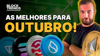 AS MELHORES CRIPTOMOEDAS PARA O MÃŠS DE OUTUBRO  SOLANA SUI SEI ETHEREUM TONCOIN [upl. by Tanah805]