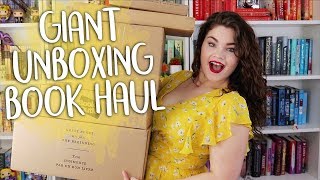 The Biggest Unboxing Book Haul EVER [upl. by Scever395]