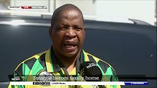 Repatriation Homecoming Ceremony  Updates from SABC News Reporter Canny Maphanga [upl. by Keeley789]