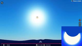 Annular Solar Eclipse October 14 2023 Roswell New Mexico [upl. by Salahi]