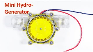 Mini HydroGenerator 12vDC 4K [upl. by Loferski]