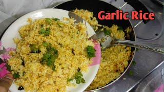 Garlic rice in 5mint Belluli Chitranna lassun chawal  south style Chitranna by Samina [upl. by Eelyek]