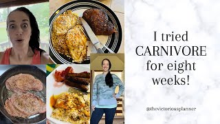 I tried CARNIVORE for eight weeks What happened [upl. by Dierdre556]