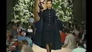 Yves Saint Laurent haute couture fall winter 1995  part 1 [upl. by Bonns]