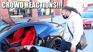 CORVETTE vs FERRARI REACTION BATTLE Featuring 650ib [upl. by Shaff209]