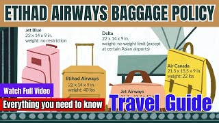 Etihad Airways Baggage Policy  Everything You Need to Know [upl. by Ennaylime]