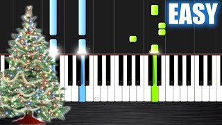 Wham  Last Christmas  EASY Piano Tutorial by Plutax  Synthesia [upl. by Natalie116]