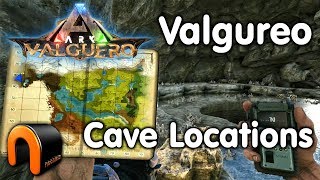 ARK Valguero SECRET Cave Locations [upl. by Loftus225]