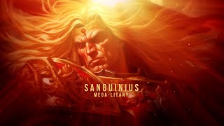 Sanguinius Litany 11hour seamless mix  Blood Angels chant amp lament  WH40k inspired ambient [upl. by Nerek]