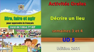 Activités orales3aepLoasis des motspage 54unité 2Dialogue 2Raconter un évènement social [upl. by Areyk]