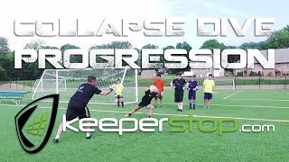 Goalkeeper Diving Training Collapse Dive Technique [upl. by Romanas816]