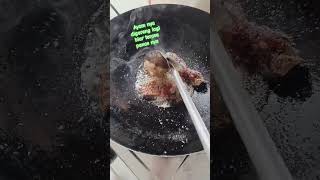 Goreng ayam secukupnya saja untuk makan hari ini  ayamgoreng tempebacem sederhanatapinikmat [upl. by Ithaman489]