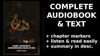 Some Thoughts Concerning Education 🏆 By John Locke FULL Audiobook [upl. by Ahsinik]