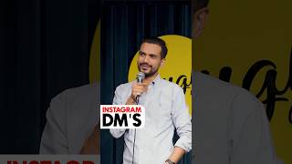 Instagram DMs  Crowd Work Stand Up Comedy By Vikas Kush Sharma shorts standupcomedy [upl. by Jen405]