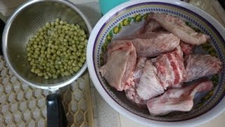 Ricette di Pasqua Agnello con piselli alla napoletana [upl. by Adnilg551]