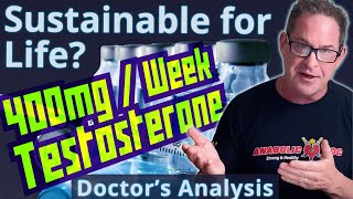 Is 400mg per Week of Testosterone Sustainable for Life Doctors Analysis [upl. by Anniala]