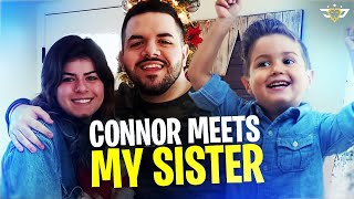 CONNOR MEETS MY SISTER WE YELLED AT HER Fortnite Battle Royale [upl. by Ansilma]