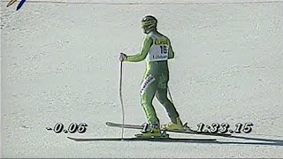 KjetilAndre Aamodt wins superG Kvitfjell 1996 [upl. by Karlow160]