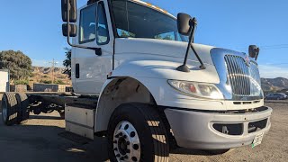 Stock  3688 2017 international 4300 22 Cab Chassis 270000 miles [upl. by Tavey]