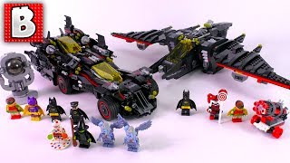 LEGO The Ultimate Batmobile amp The Batwing Sets 70916  70917  Double Review [upl. by Nereil]