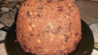 Steaming a Christmas Plum Pudding [upl. by Aerdnat]