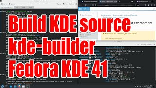 kdebuilder on Fedora KDE 41 how to build KDE source tutorial  October 2024  a56351a2 [upl. by Letsirhc]