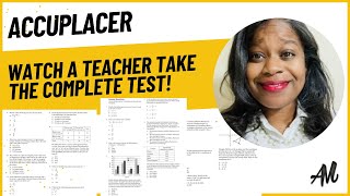 ACCUPLACER TEST PREP Watch a Teacher Pass the Accuplacer QAS Test [upl. by Jerman]