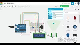 Touchless door bell arduino tinkercad [upl. by Calondra]