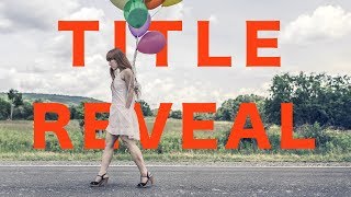 Title Reveal Final Cut Pro Tutorial [upl. by Chard]